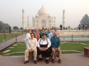 Back row, left to right:  Karen Watson, Pru Fallon, Betty Luscher, Joan Thompson, Nancy Bolt From row, left to right:  Robert Hubsher, James Morgan, Greg Thompson 