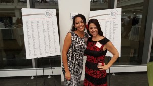 Jimena Sagas and Rita Puig at the Fellows reception